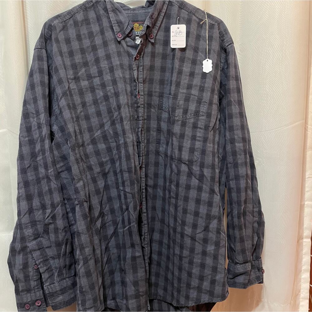 Sedgefield Plaid Mens Button up Mens XL